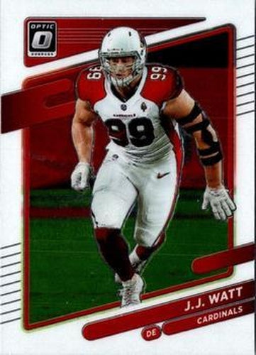#180 J.J. Watt - Arizona Cardinals - 2021 Donruss Optic Football