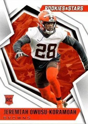 #180 Jeremiah Owusu-Koramoah - Cleveland Browns - 2021 Panini Rookies & Stars Football