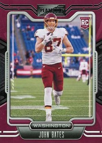 #180 John Bates - Washington Football Team - 2021 Panini Playbook Football