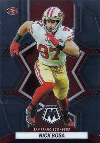 #180 Nick Bosa - San Francisco 49ers - 2022 Panini Mosaic Football