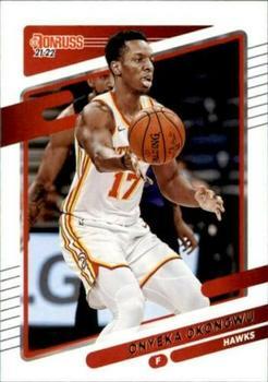 #180 Onyeka Okongwu - Atlanta Hawks - 2021-22 Donruss Basketball