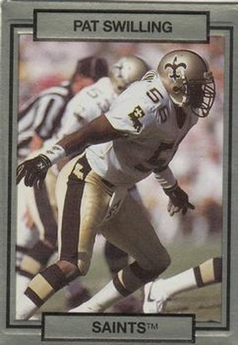 #180 Pat Swilling - New Orleans Saints - 1990 Action Packed Football