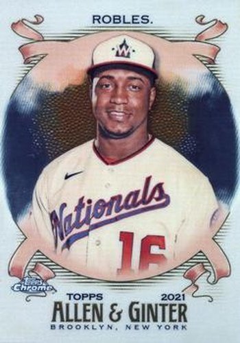 #180 Victor Robles - Washington Nationals - 2021 Topps Allen & Ginter Chrome Baseball