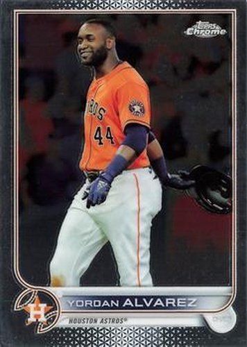 #180 Yordan Alvarez - Houston Astros - 2022 Topps Chrome Baseball