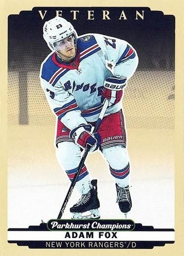 #180 Adam Fox - New York Rangers - 2022-23 Parkhurst Champions Hockey