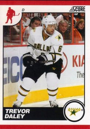 #180 Trevor Daley - Dallas Stars - 2010-11 Score Hockey