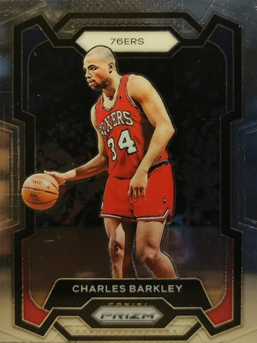 #180 Charles Barkley - Philadelphia 76ers - 2023-24 Panini Prizm Basketball