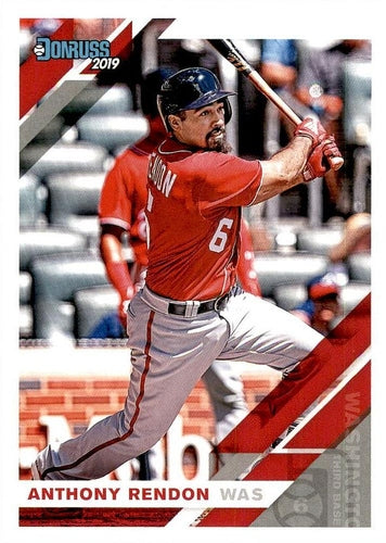#180 Anthony Rendon - Washington Nationals - 2019 Donruss Baseball