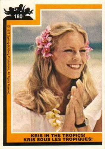 #180 Kris in the Tropics! - 1977 O-Pee-Chee Charlie's Angels