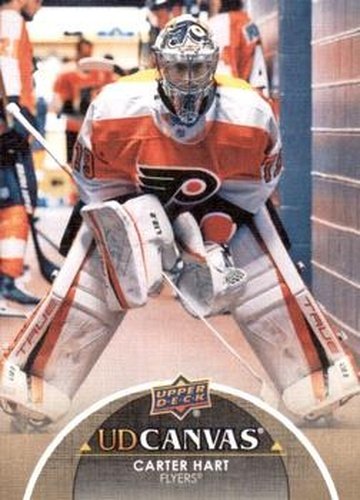 #C180 Carter Hart - Philadelphia Flyers - 2021-22 Upper Deck - UD Canvas Hockey