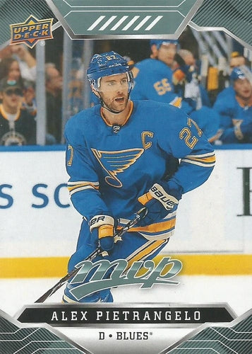 #180 Alex Pietrangelo - St. Louis Blues - 2019-20 Upper Deck MVP Hockey