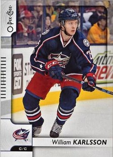 #180 William Karlsson - Columbus Blue Jackets - 2017-18 O-Pee-Chee Hockey