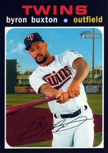 #180 Byron Buxton - Minnesota Twins - 2020 Topps Heritage Baseball