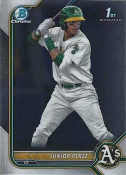 #BCP-180 Junior Perez FBC - Oakland Athletics - 2022 Bowman - Chrome Prospects Baseball