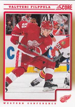 #181 Valtteri Filppula - Detroit Red Wings - 2012-13 Score - Gold Rush Hockey