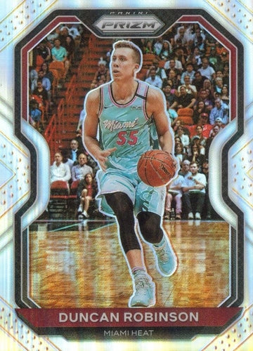 #181 Duncan Robinson - Miami Heat - 2020-21 Panini Prizm - Silver Prizms Basketball