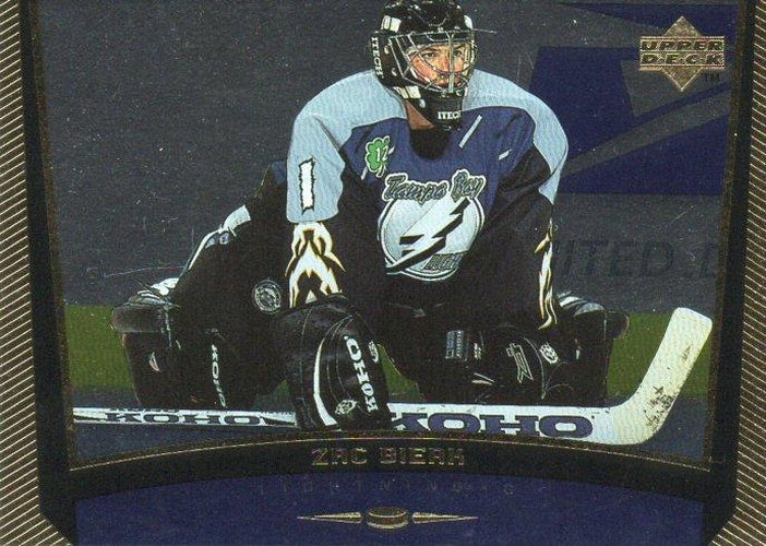 #181 Zac Bierk - Tampa Bay Lightning - 1998-99 Upper Deck Gold Reserve Hockey