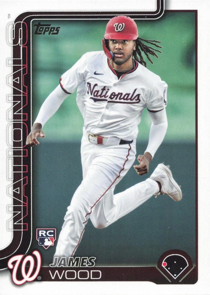 #181 James Wood - Washington Nationals - 2025 Topps Baseball