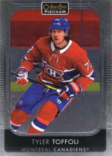 #181 Tyler Toffoli - Montreal Canadiens - 2021-22 O-Pee-Chee Platinum Hockey