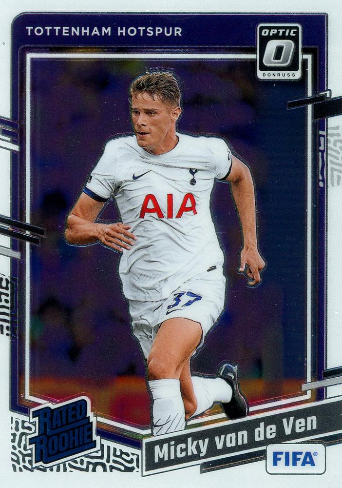 #181 Micky van de Ven - Tottenham Hotspur - 2023-24 Donruss - Optic Soccer