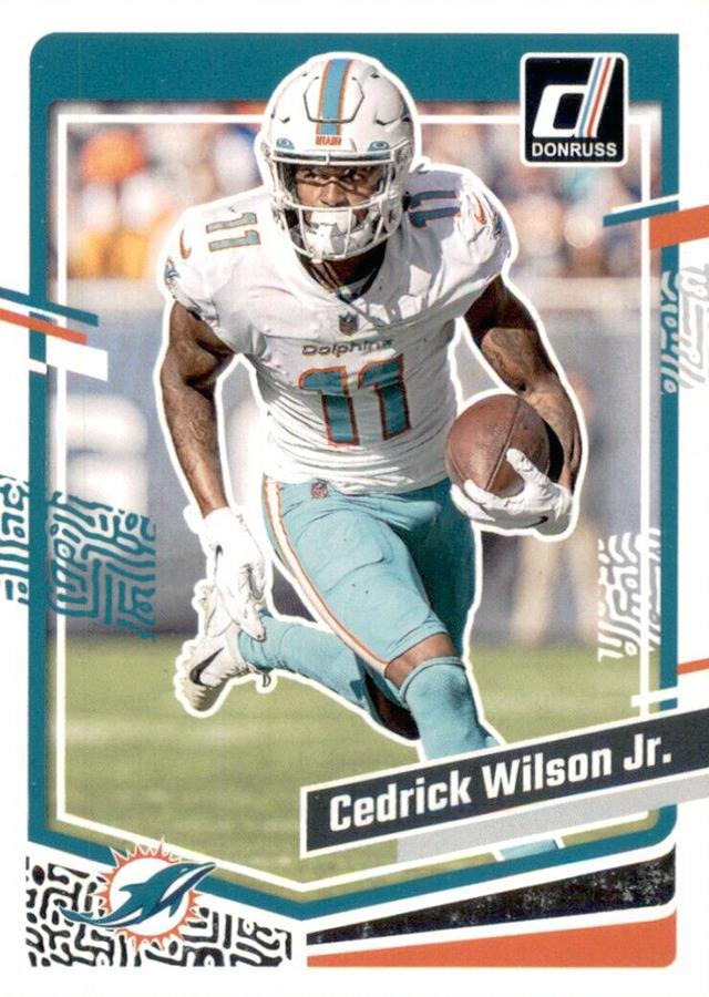 #181 Cedrick Wilson Jr. - Miami Dolphins - 2023 Donruss Football