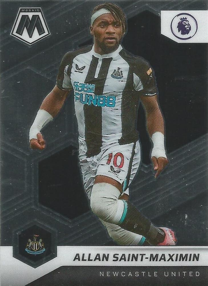 #181 Allan Saint-Maximin - Newcastle United - 2021-22 Panini Mosaic Premier League Soccer