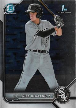 #BCP-181 Erick Hernandez FBC - Chicago White Sox - 2022 Bowman - Chrome Prospects Baseball