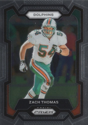 #181 Zach Thomas - Miami Dolphins - 2023 Panini Prizm Football