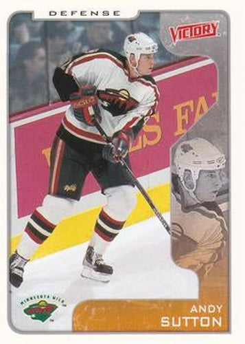 #181 Andy Sutton - Minnesota Wild - 2001-02 Upper Deck Victory Hockey