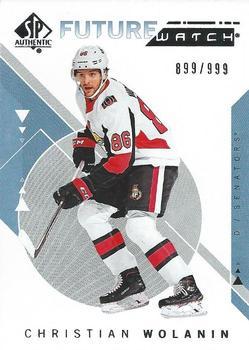 #181 Christian Wolanin - Ottawa Senators - 2018-19 SP Authentic Hockey