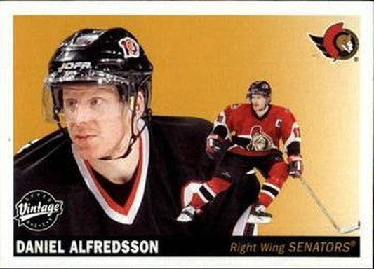#181 Daniel Alfredsson - Ottawa Senators - 2002-03 Upper Deck Vintage Hockey