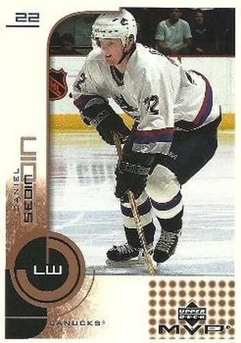 #181 Daniel Sedin - Vancouver Canucks - 2002-03 Upper Deck MVP Hockey