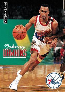 #181 Johnny Dawkins - Philadelphia 76ers - 1992-93 SkyBox Basketball