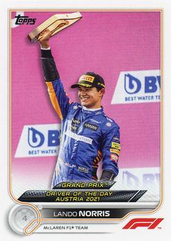 #181 Lando Norris - McLaren F1 Team - 2022 Topps Formula 1 Racing