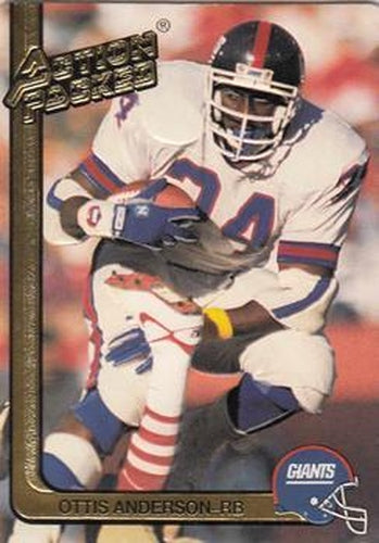 #181 Ottis Anderson - New York Giants - 1991 Action Packed Football