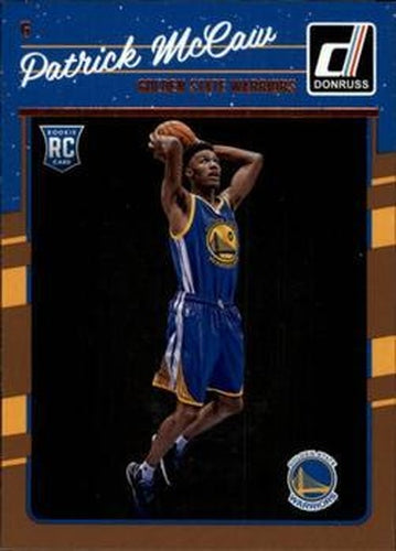 #181 Patrick McCaw - Golden State Warriors - 2016-17 Donruss Basketball