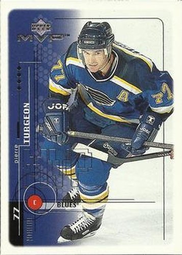 #181 Pierre Turgeon - St. Louis Blues - 1998-99 Upper Deck MVP Hockey