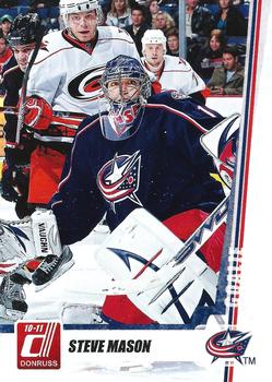 #181 Steve Mason - Columbus Blue Jackets - 2010-11 Donruss Hockey