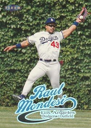 #181 Raul Mondesi - Los Angeles Dodgers - 1999 Ultra Baseball