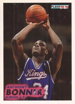 #181 Anthony Bonner - Sacramento Kings - 1993-94 Fleer Basketball