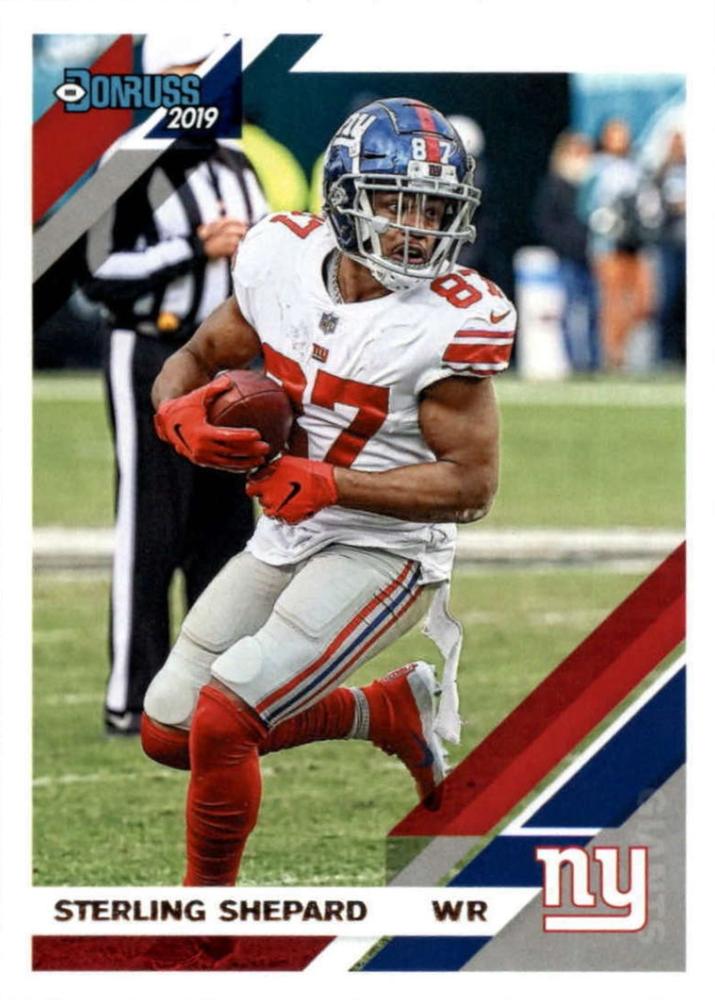 #181 Sterling Shepard - New York Giants - 2019 Donruss Football
