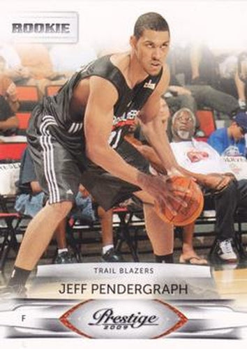 #181 Jeff Pendergraph - Portland Trail Blazers - 2009-10 Panini Prestige Basketball