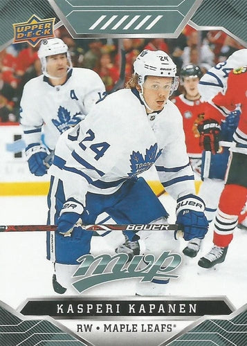 #181 Kasperi Kapanen - Toronto Maple Leafs - 2019-20 Upper Deck MVP Hockey