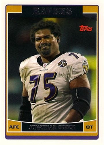 #182 Jonathan Ogden - Baltimore Ravens - 2006 Topps Football