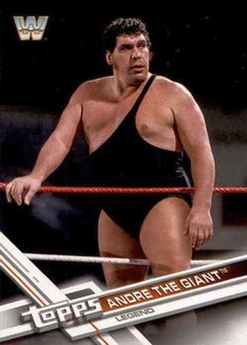 #182 Andre the Giant - 2017 Topps WWE Then Now Forever Wrestling