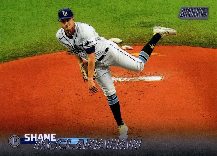 #182 Shane McClanahan - Tampa Bay Rays - 2023 Stadium Club Baseball