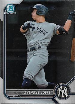 #BCP-182 Anthony Volpe - New York Yankees - 2022 Bowman - Chrome Prospects Baseball
