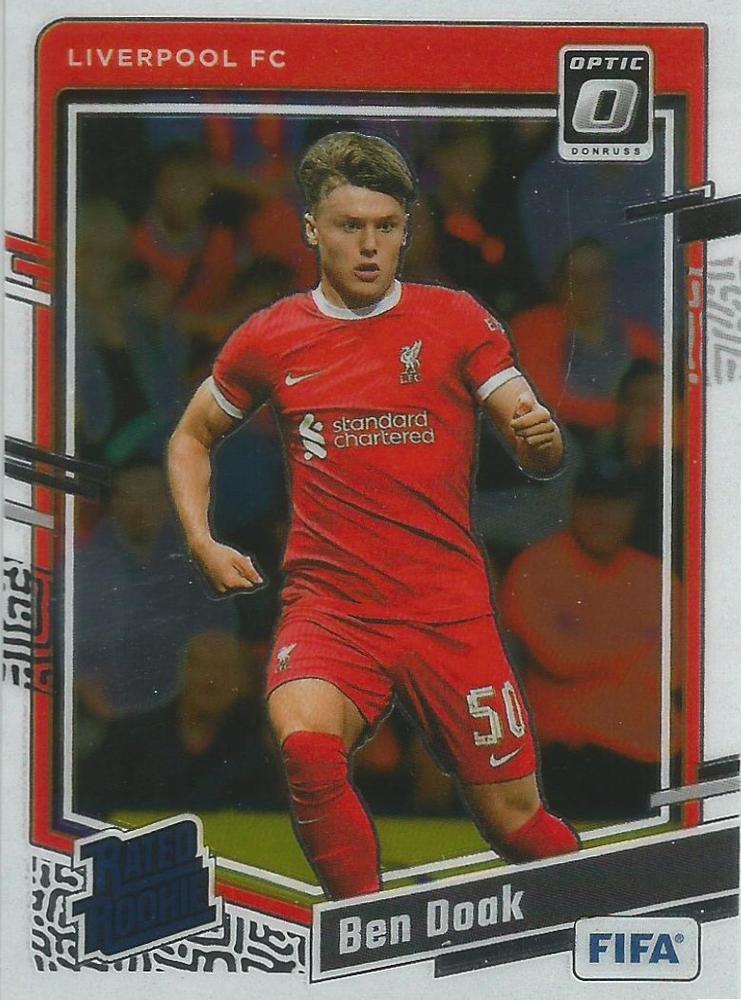 #182 Ben Doak - Liverpool - 2023-24 Donruss - Optic Soccer