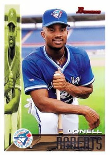 #182 Lonell Roberts - Toronto Blue Jays - 1995 Bowman Baseball
