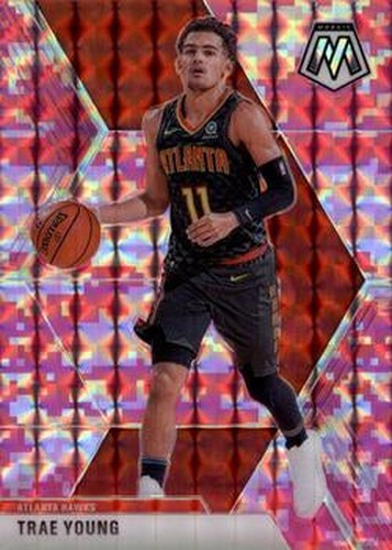 #182 Trae Young - Atlanta Hawks - 2019-20 Panini Mosaic - Camo Pink Basketball